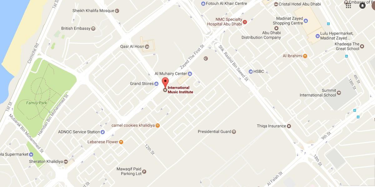 google map for Musicart Institute